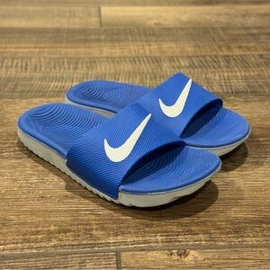 Nike Kids Kawa Slide Sandal Shoes Flip Flops Size 11C Blue
